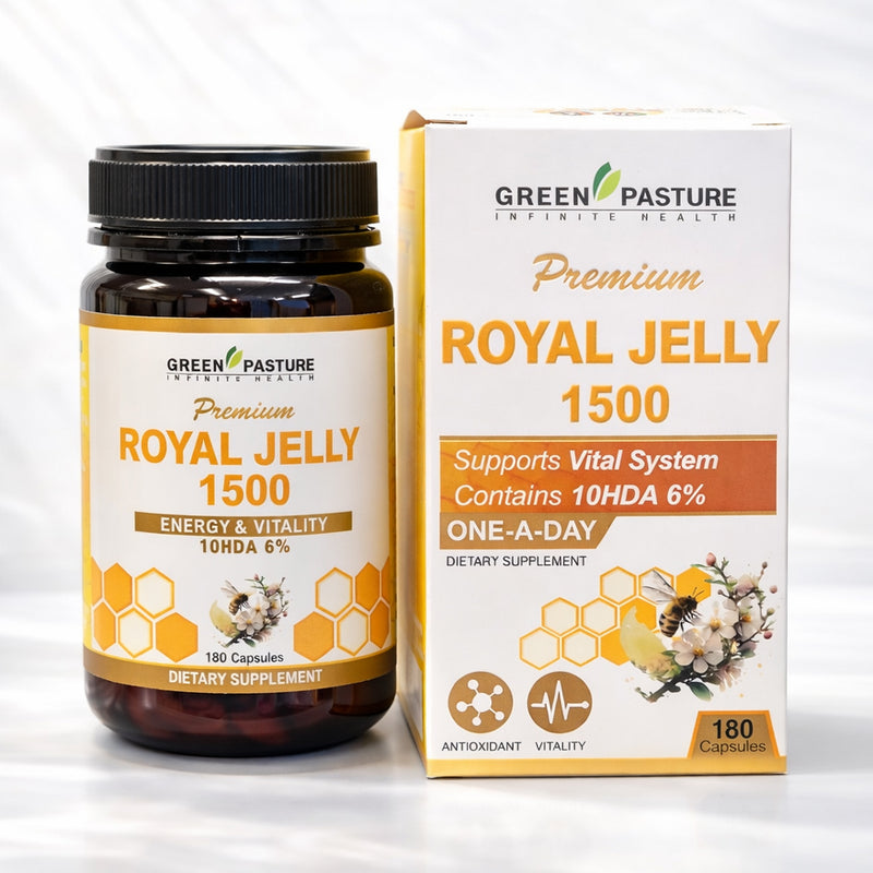 Green Pasture Royal Jelly 1500mg (180c)