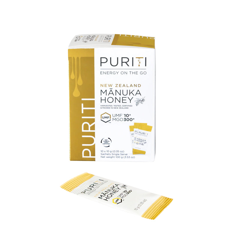 Puriti Manuka Honey Sachets UMF10+ | MGO300+ (10 Pack)