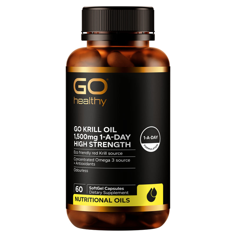 Go Healthy Krill Oil 1500mg 1-A-DAY