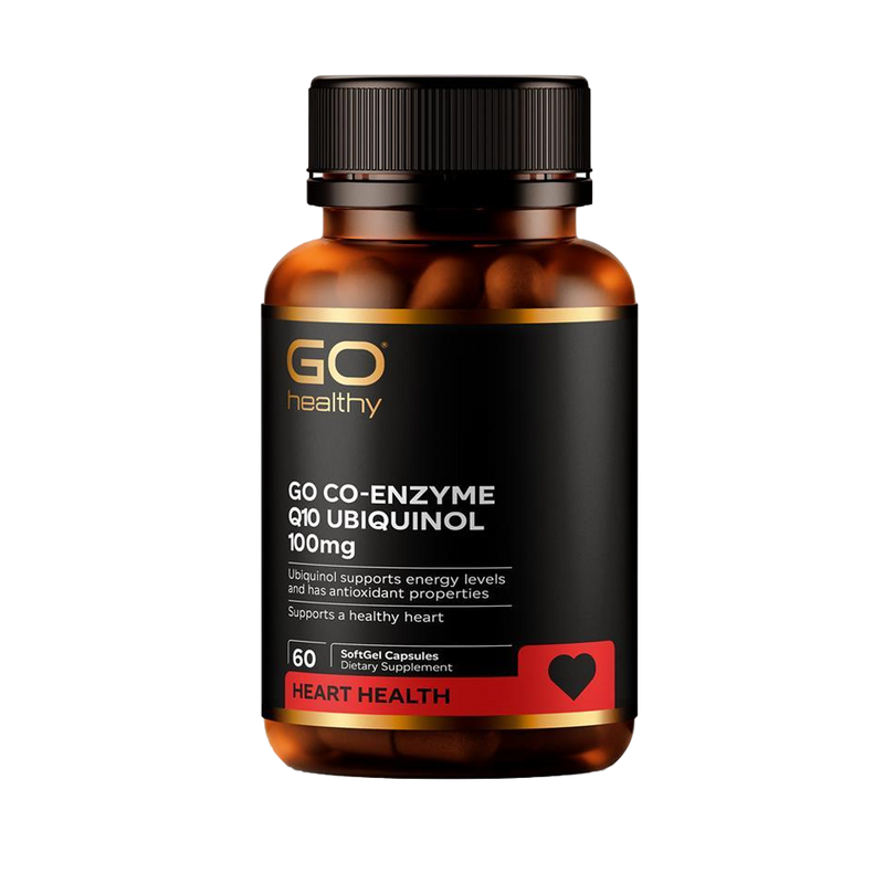 Go Healthy Co-Enzyme Q10 Ubiquinol 100mg (60c)