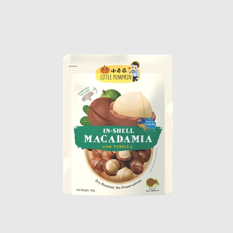 Little Pumpkin In-Shell Macadamia with Vanilla 135g