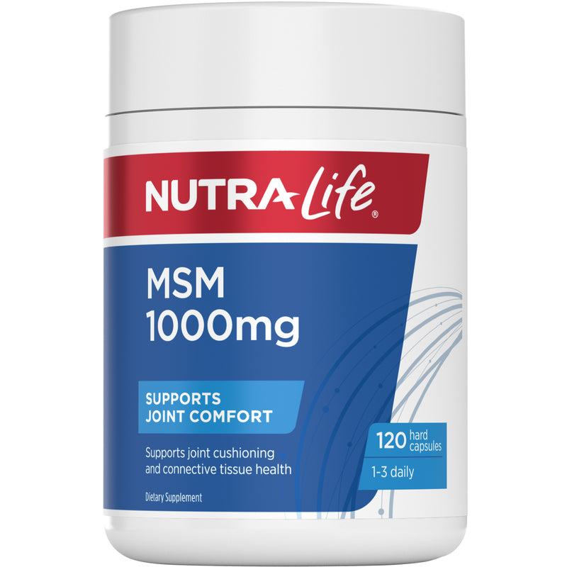 Nutra Life MSM 1,000mg 120capsules