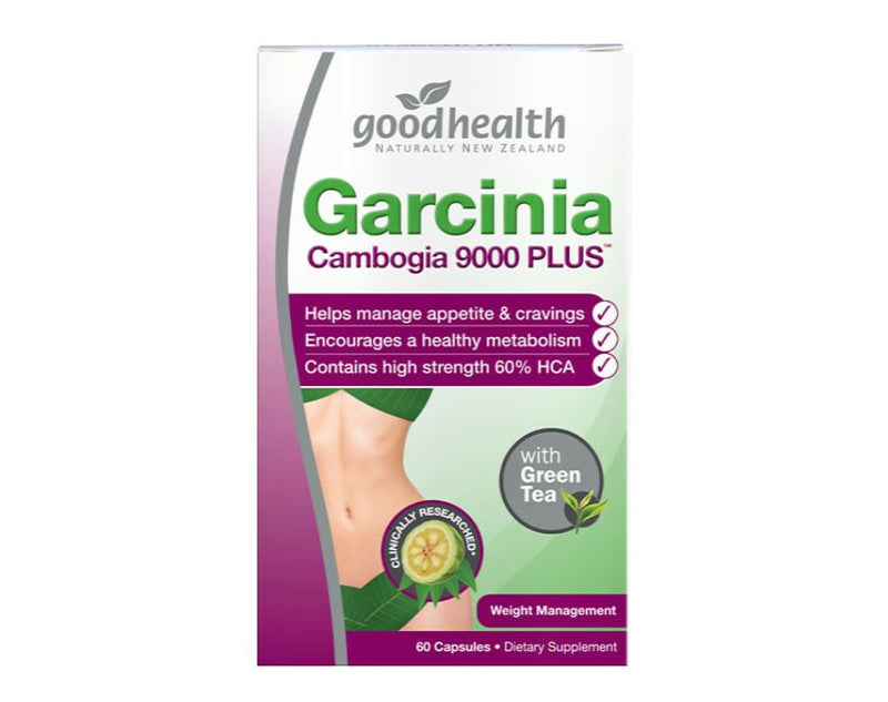 Garcinia Cambogia 9000Plus with Green tea 60tablets -HealthOmart