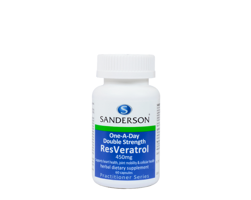 Sanderson Double Strength Resveratrol 450mg 60c
