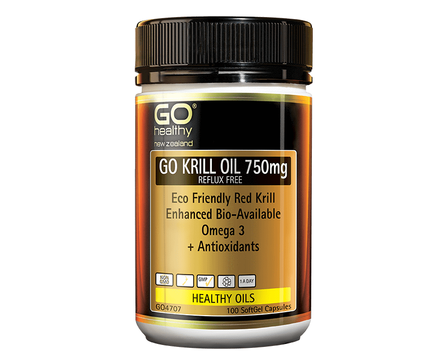 Go Krill Oil 750mg Reflux Free HealthOmart New Zealand