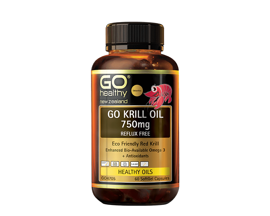 Go Krill Oil 750mg Reflux Free HealthOmart New Zealand