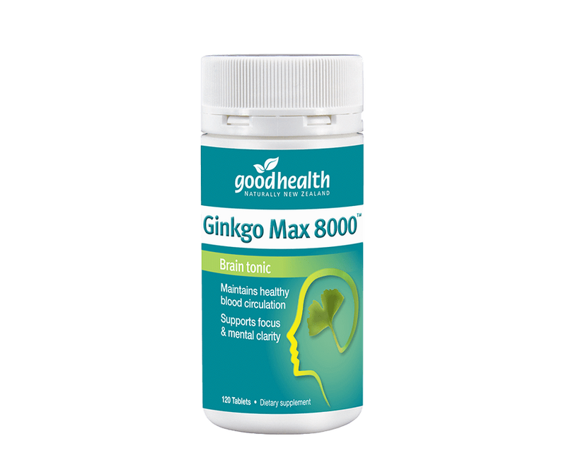 Good Health Mental health Ginkgo Max 8000 120 tablets