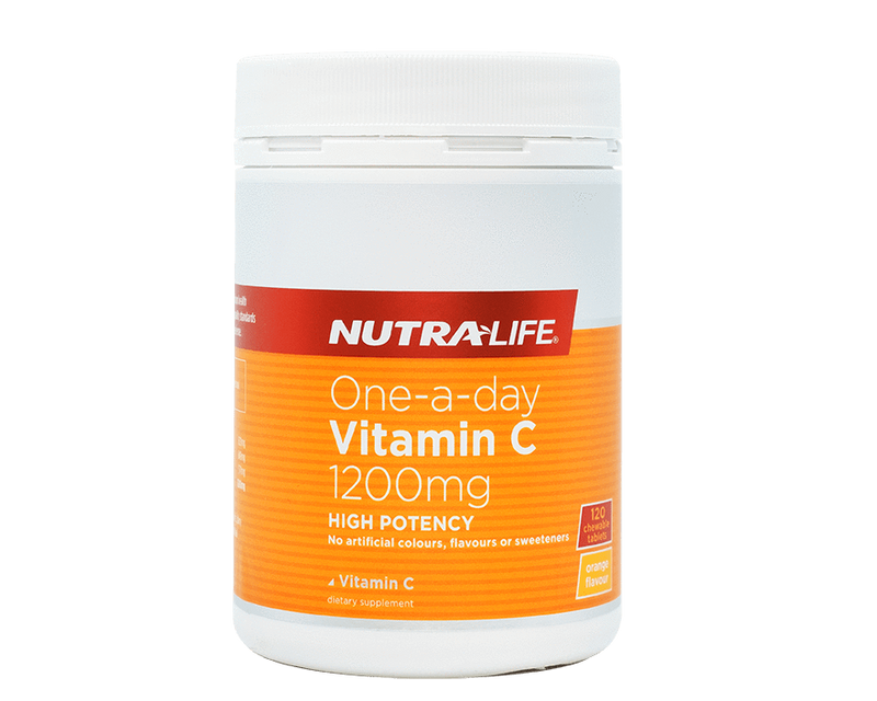 Nutralife Vitamin Vitamin C 1200mg 1-a-Day 120 chewables