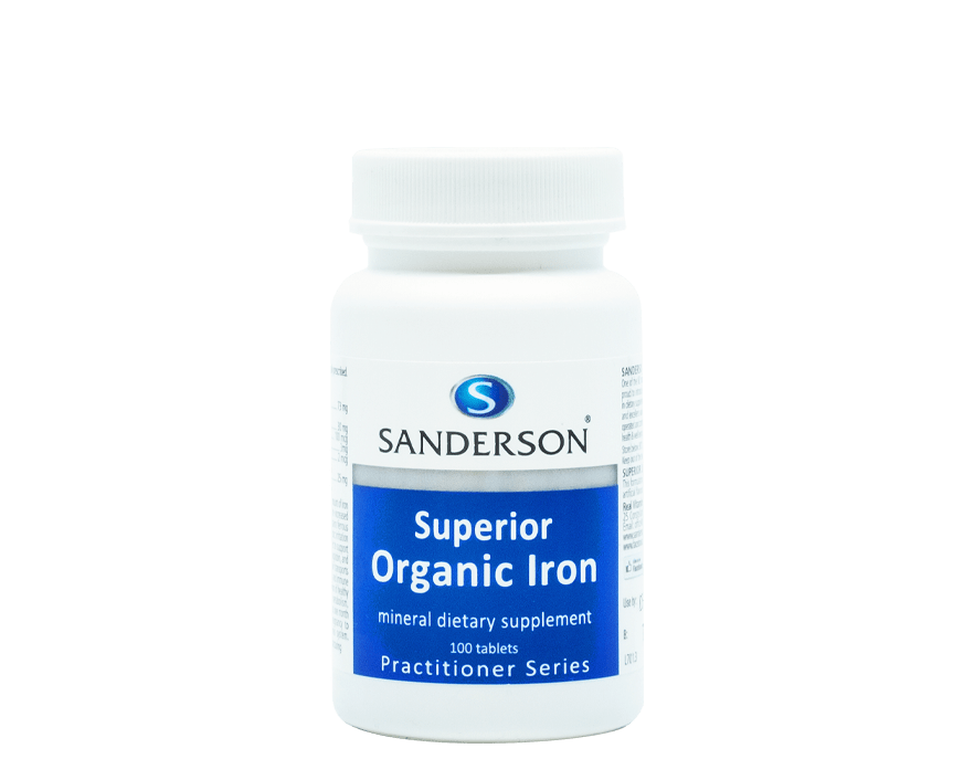 [Sanderson] Superior Organic Iron (100t) HealthOmart New Zealand