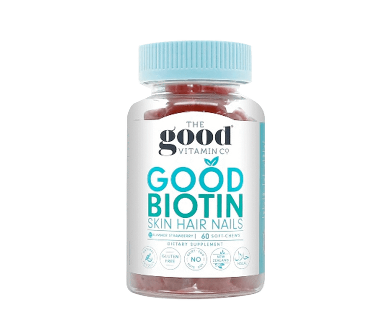 The Good Vitamin Co. Skin Supplement Good Biotin Skin Nails Hair 60 Soft-chews