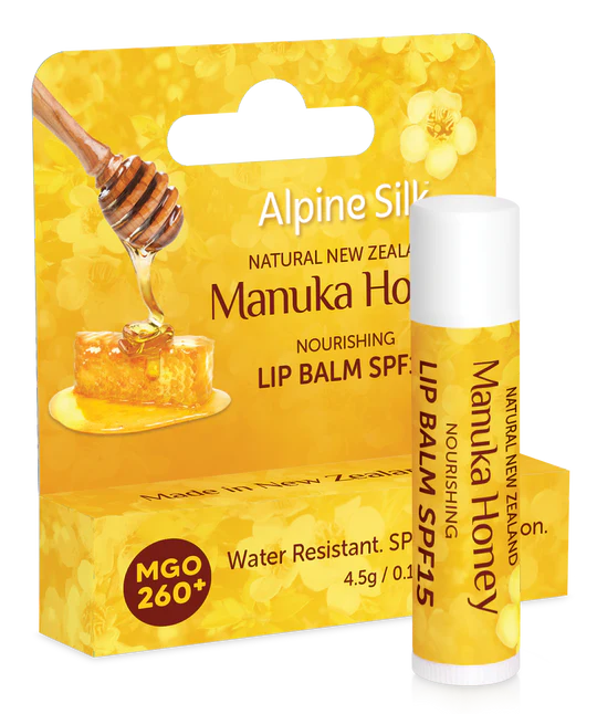Alpine Silk Nourishing Lip Balm manuka honey
