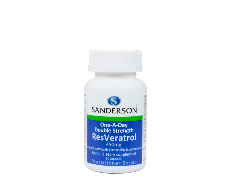 Sanderson Double Strength Resveratrol 450mg