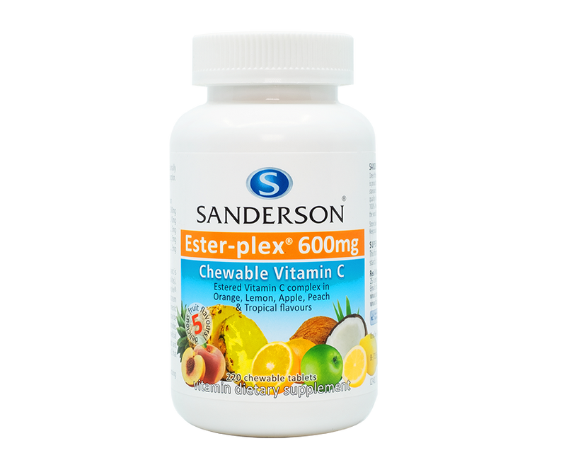 Ester-Plex Vitamin C 600mg 5 Fruits Flavour