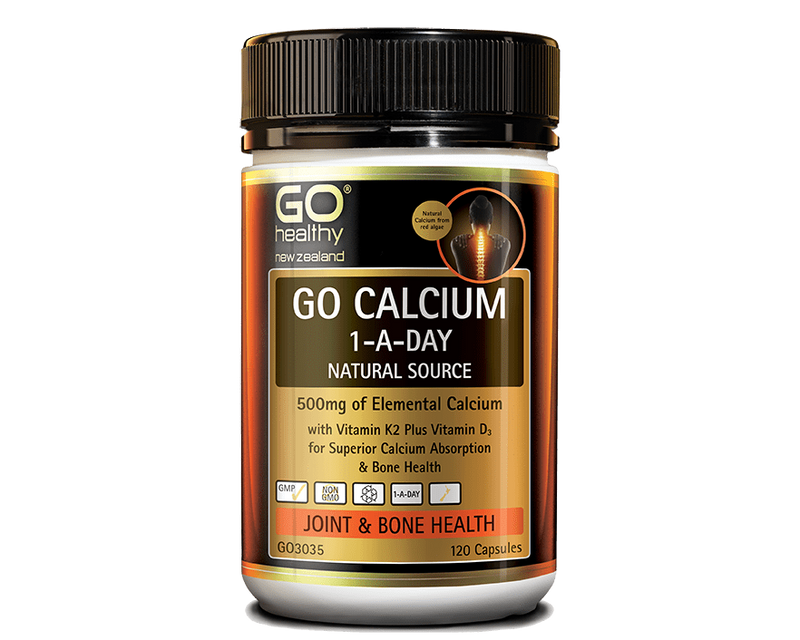Go Healthy Mineral Go Calcium 1-A-Day 120 capsules