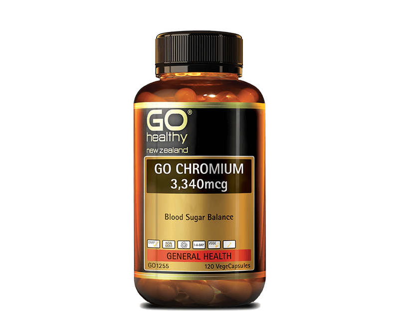 Go Healthy Mineral Go Chromium 3340mcg 120 vege capsules