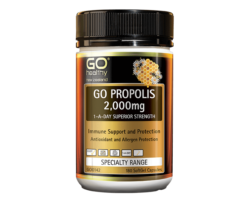 Go Healthy Propolis Go Propolis 2000mg 1-A-Day 180 capsules