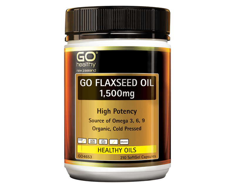 Go Healthy Evening Primrose/Flaxseed Oil Go Flaxseed Oil 1500mg 210 softgels