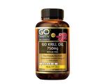 Go Healthy Omega-3 Go Krill Oil 750mg Reflux Free 60 capsules
