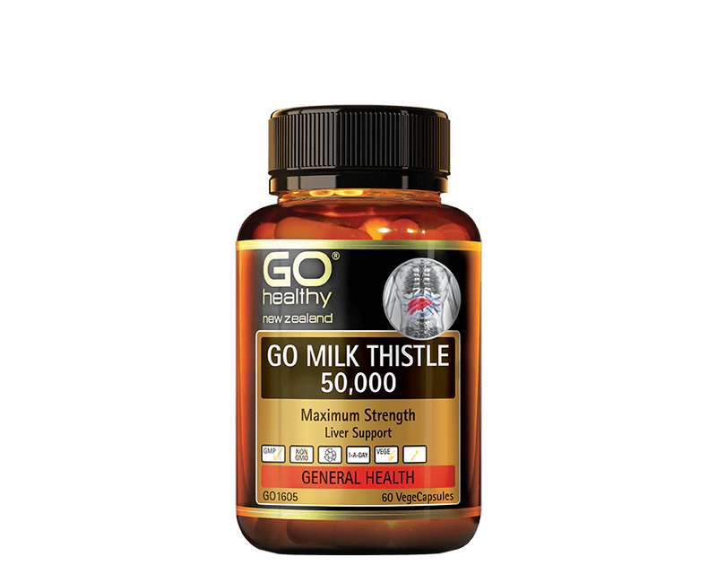 Go Healthy Liver care Go Milk Thistle 50000 60 vege capsules