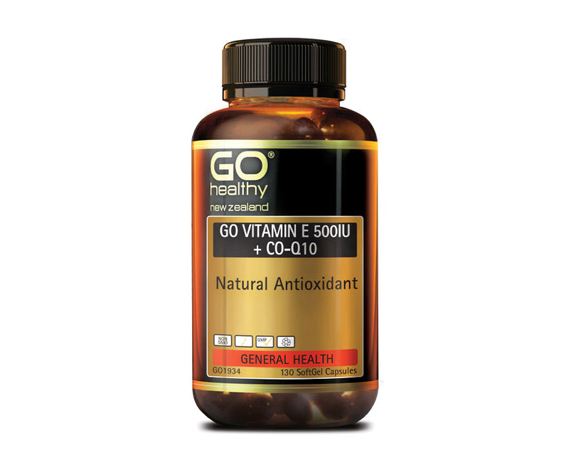 Go Vitamin E 500IU+Co-Q10