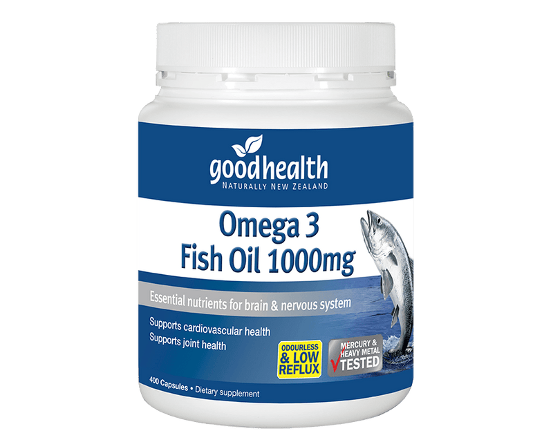 Good Health Omega-3 Omega 3 Fish Oil 1000mg 400 capsules