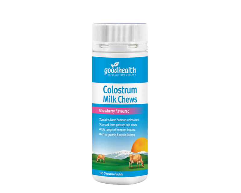 Good Health Colostrum&Milk bite Colostrum Milk Chews Vanilla/Strawberry Strawberry flavour