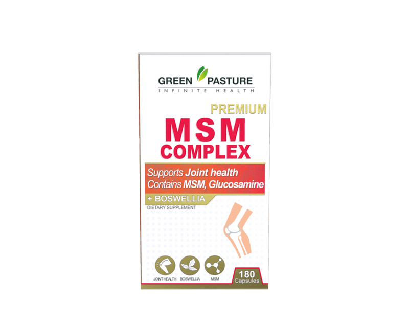 Green pasture Joint Care MSM Complex 180capsules