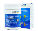 HealthUP Omega-3 Policosanol Omega 3 Plus Vitamin D 200capsules