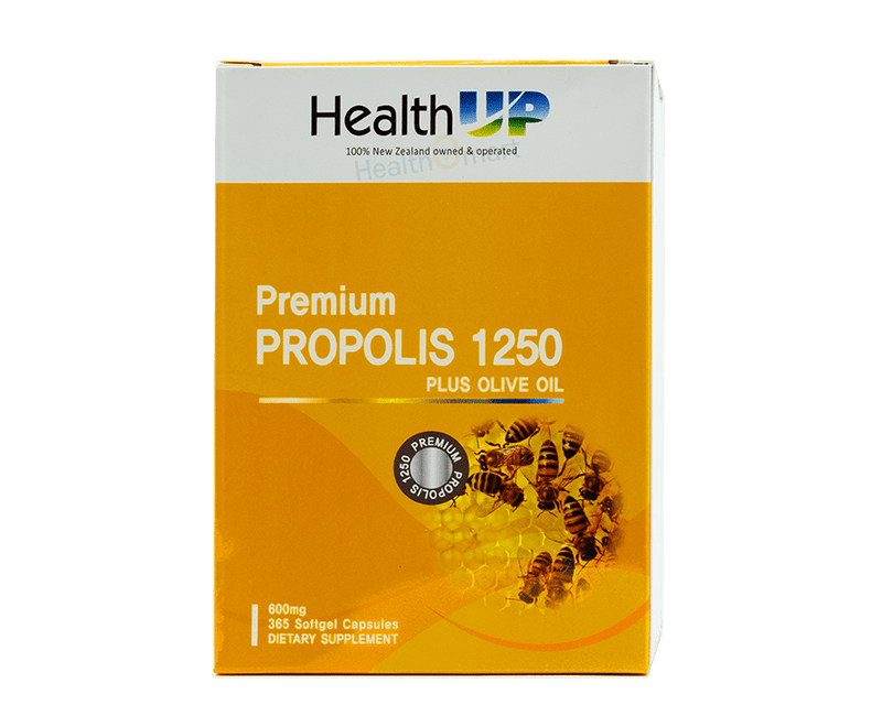 HealthUP Propolis Premium Propolis 1250 365 Softgels