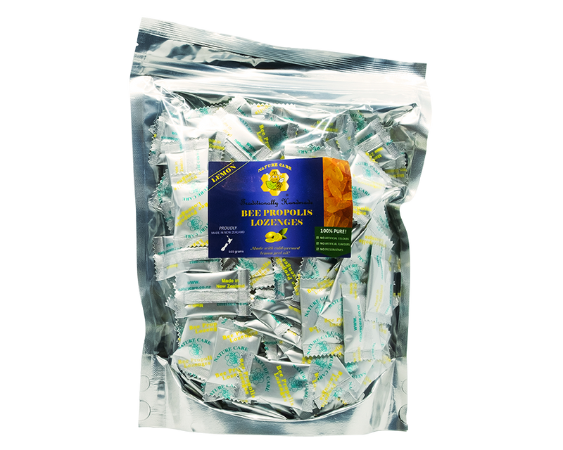 Nature Care Bee Propolis Lozenges Lemon Flavour 500g