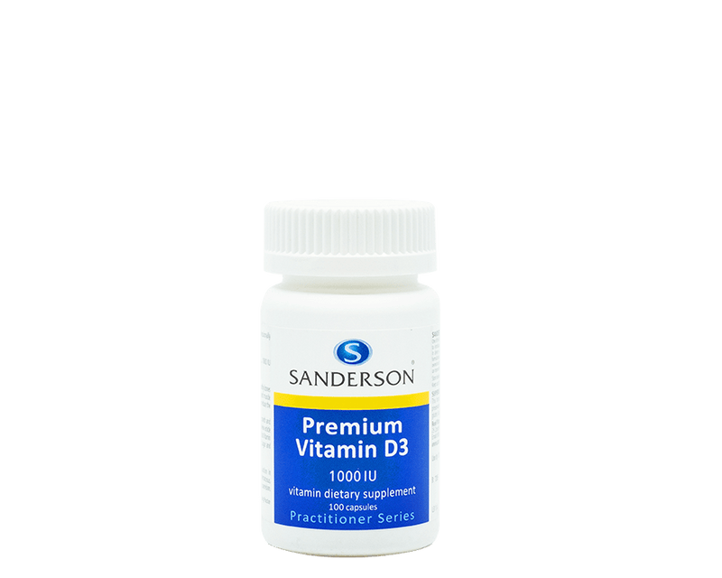 Sanderson Vitamin Vitamin D3 1000iu 100 capsules