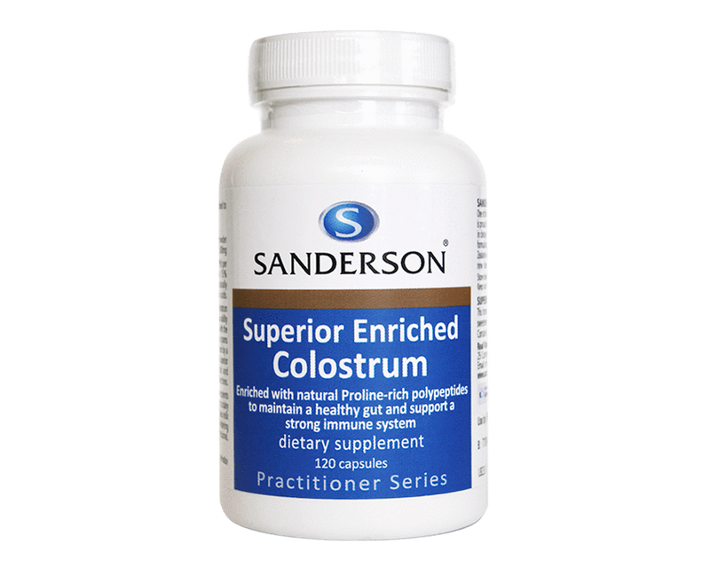 Sanderson Colostrum&Milk bite Superior Enriched Colostrum 120 capsules