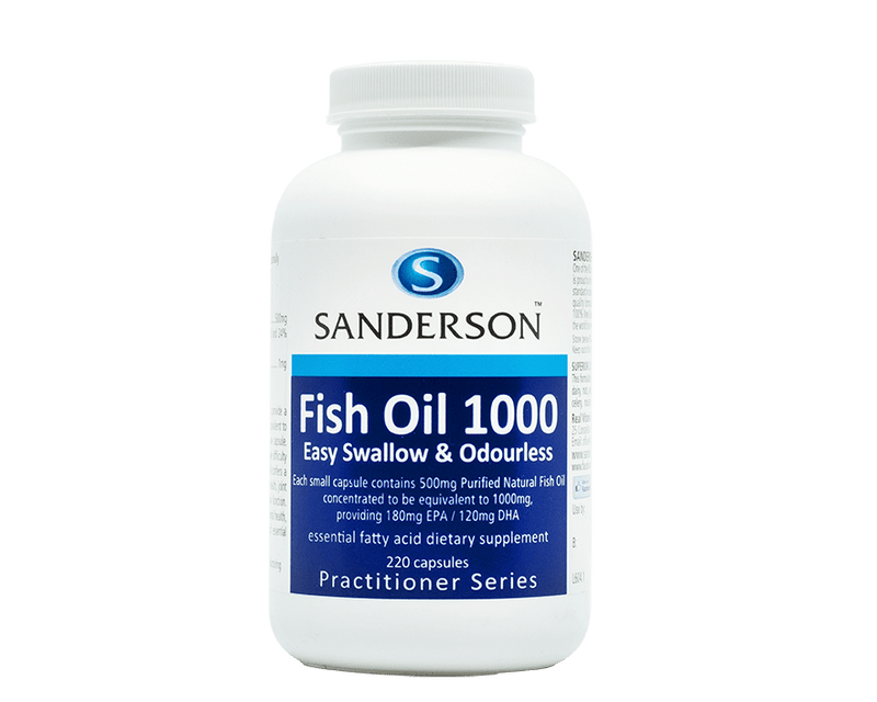 Sanderson Omega-3 Fish Oil 1000 220 capsules