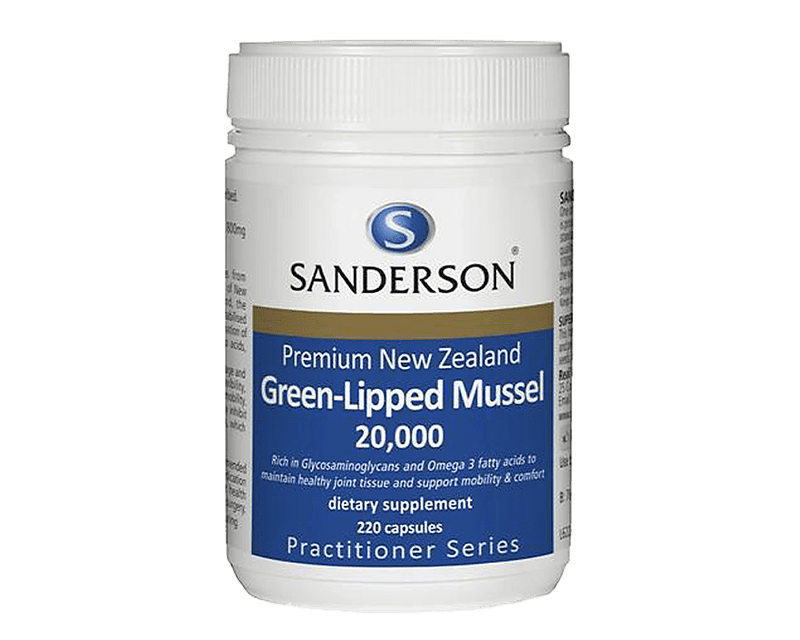 Sanderson Green Mussel Green Lipped Mussel 20000 220 capsules