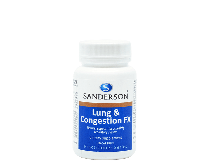 Sanderson Mental health Lung & Congestion FX 60 capsules